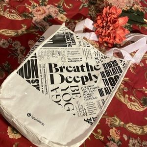 Lululemon Inspirational Reusable Shopping Bag